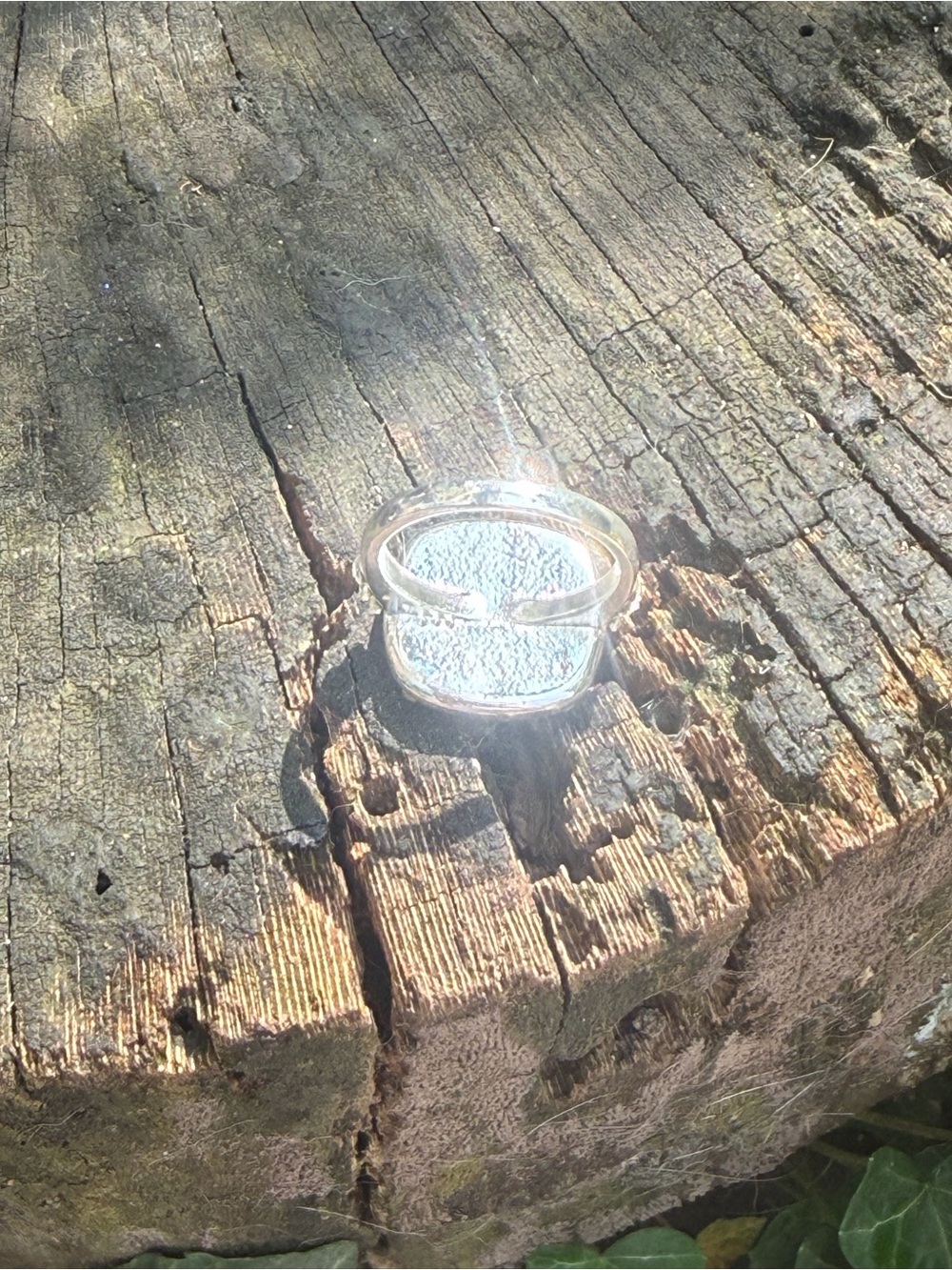 ππ Celestial Moon & Sun CZ Ring Silver-Tone - Picture 6 of 10